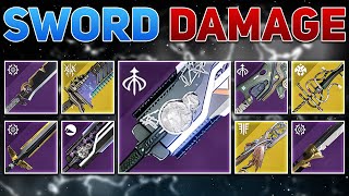 The Slammer DPS Test ALL SWORD Damage  Destiny 2 Season of the Wish [upl. by Myrta444]