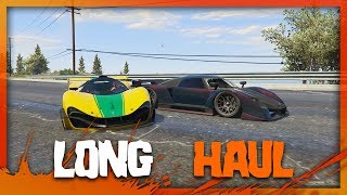 GTA 5 Online  MOST HILARIOUS LONG HAUL YET wThe Crew [upl. by Ikoek]