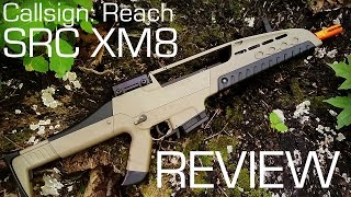 SRC XM8 Review  Futuristic Airsoft Rifle Review and Unboxing [upl. by Euqinomahs]