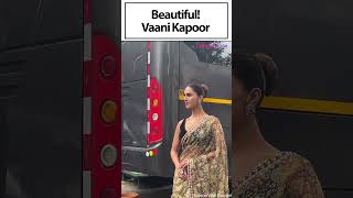 SPOTTED Vaani Kapoor Stuns in Saree Steals the Show [upl. by Tarah526]