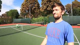 Tennis training drills with the Spinshot Player ball machine [upl. by Orozco]