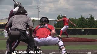 Max Hamilton  RHP Olathe West HS KS  7623 [upl. by Dorrahs]