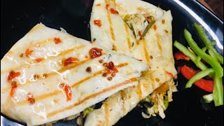 Tortilla Chicken Wrap  Tasty Chicken paratha for Lunch Box Grilled wrap Easy Recipe [upl. by Darcey]