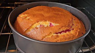 Gâteau en 10 minutes  La recette parfaite pour lété  Simple et délicieux [upl. by Borek]