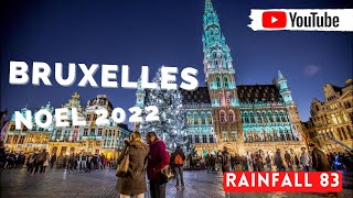 Noel a Bruxelles Balade en ville au marché de Noël de Bruxelles [upl. by Panter]