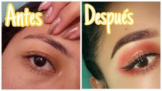 Como hacer tinte para cejas  tinturar cejas en casa [upl. by Annairdua]