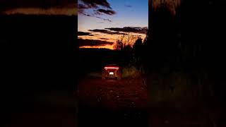 26 octobre 2024 Beauharnois almost night time night atv atvoffroad Sunset [upl. by Nodgnal]