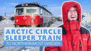 SWEDISH SLEEPER TRAIN  Luxury travel to northern Sweden [upl. by Rialcnis]