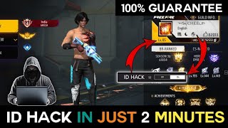 FF ID HACK IN 2 MINUTES😲 HOW TO HACK FREE FIRE ACCOUNT BY USING UID👍 [upl. by Eirased953]