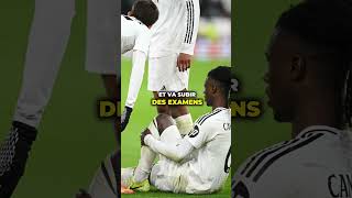 Cascade de blessures 😰 realmadrid mbappe vinicius bellingham camavinga [upl. by Zurciram]