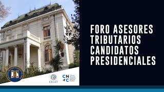 Foro Asesores Tributarios Candidatos Presidenciales [upl. by Aikahc]