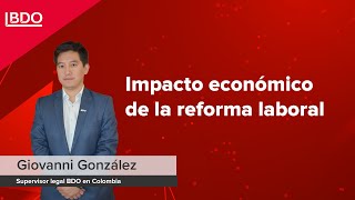 Implicaciones económicas del proyecto de Reforma Laboral [upl. by Gosnell]