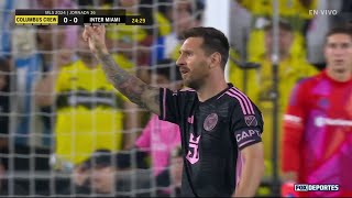 😳 GOL ANULADO Y MESSI PROTESTA  Columbus Crew 00 Inter Miami  MLS 2024 [upl. by Etiam]