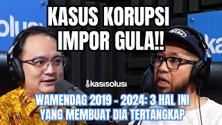 LAMA BUNGKAM AKHIRNYA EXWAMENDAG BUKA SUARA‼️ BEGINI CARA MAIN TERSANGKA KORUPSI IMPOR GULA 😱 [upl. by Rednave]