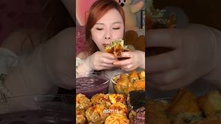 asmr mukbang video shorts highlights food viralreels [upl. by Karlise]