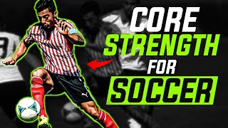 Top 4 Core Strength Exercises For Soccer Football [upl. by Akimal]