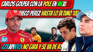 GP MEXICO 2024 FERRARI DURO GOLPE  FRANCO COLAPINTO PROBLEMAS  CHECO PEREZ NO FRENA  POLE 2024 [upl. by Aoket34]