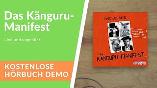 🎧 Das KänguruManifest Live und ungekürzt – Kostenlose Hörbuch Demo [upl. by Annail]