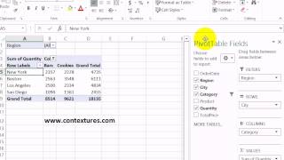 How to Adjust the Pivot Table Field List [upl. by Odradlig]