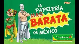 LA PAPELERIA MAS BARATA DE MÉXICO  BODEGA AURRERA  SPOT RADIO [upl. by Euh]