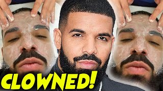 Drake Being CLOWNED ONLINE For Using Face Masks [upl. by Haymo]