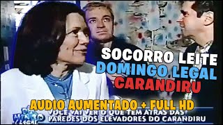 Socorro Leite no Carandiru Domingo Legal AUDIO AUMENTADO [upl. by Ainoek926]