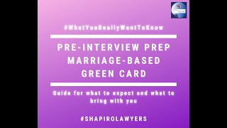 Marriagebased Green Card Interview Prep Guide [upl. by Eddie28]