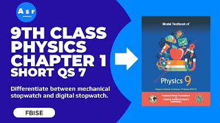 9th Class Physics Chapter 1 Exercise Solution for Short Question 7 [upl. by Ahsauqal]