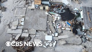 How Hurricane Milton storm surge destroyed communities [upl. by Nevai772]