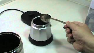 How to use the DeLonghi MKE6 automatic Espresso pot maker [upl. by Burtis]