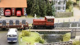 H0e Modellbahn Deltaspoor  Modellbahnromantik auf 2 qm [upl. by Enelyw]