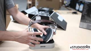 AKG K701  AKG K702 STUDIO REFERENCE HEADPHONE OVERVIEW  UNBOXING [upl. by Annaynek56]