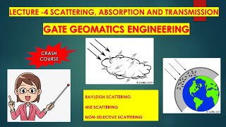 Lecture 4  SCATTERING ABSORPTION AND TRANSMISSION  GATE GEOMATICS ENGINEERING TUTORIAL [upl. by Andrus974]