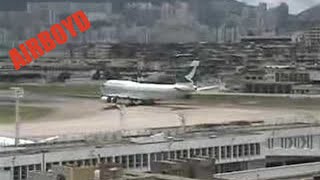 Cathay Pacific 747 Takeoff Hong Kong Kai Tak [upl. by Enileme]