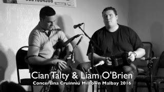 Reels Liam OBrien amp Cian Talty Concertina amp Uilleann Pipes [upl. by Keyek]