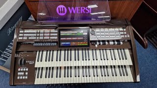 Wersi Sonic OAX500LS Allens Music Centre Organ and Keyboard Showcase 33 [upl. by Dihahs]