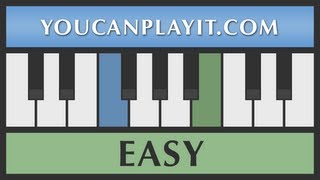 Ave Maria Schubert  EASY Piano Tutorial  Slow [upl. by Attenol]