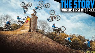 WORLDS FIRST MTB BACKFLIP TO FRONTFLIP CAVEMAN  THE STORY [upl. by Ynnohj]