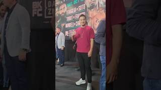 Media WeighInsFaceoffs in BKFC Vip stage BKFC CEO David Feldman dkyoo conormcgregor VIP BKFC [upl. by Dasa]