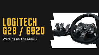 How to use the Logitech g920  g29 on The crew 2 [upl. by Imak]