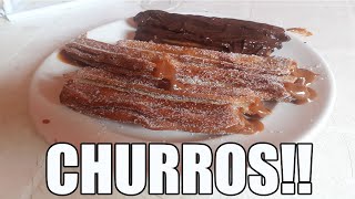 COMO HACER CHURROS RELLENOSMAQUINA CHURRERA CASERA [upl. by Netsyrc]