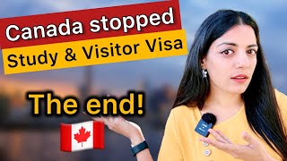 Shocking update The End of Immigration in Canada for Students and Visitors [upl. by Herta]