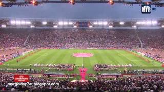 2009 UEFA Champions League Final Opening Ceremony Stadio Olimpico Roma [upl. by Ainnos370]