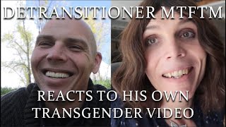 Detrans LaRell Male to Female back to male reacts to his own past transgender videos [upl. by Barthol575]