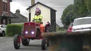 Caverswall Creamery Tractor Run 27082023 Raw footage from Town End Cheadle [upl. by Aliac]