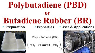 Polybutadiene or Butadiene Rubber  PBD or BR  UG PaathShaala Polybutadiene PBR BR [upl. by Tonie]