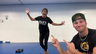 HIIT Workout with Coach Cameron and Rei Bring your dumbbells [upl. by Brynne]