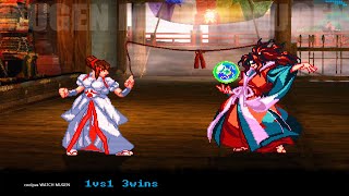 Kazumi Mishima vs Amakusa  MUGEN 1vs1 [upl. by Kellie218]