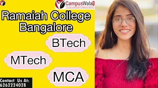 Ramaiah College Bangalore BTech MTech MCA shorts [upl. by Eyram]