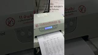 ซ่อมเสร็จเรียบร้อย  Compuprint SP40 Plus ENGINE FAULT PRINT INTEGRITY [upl. by Hillegass]